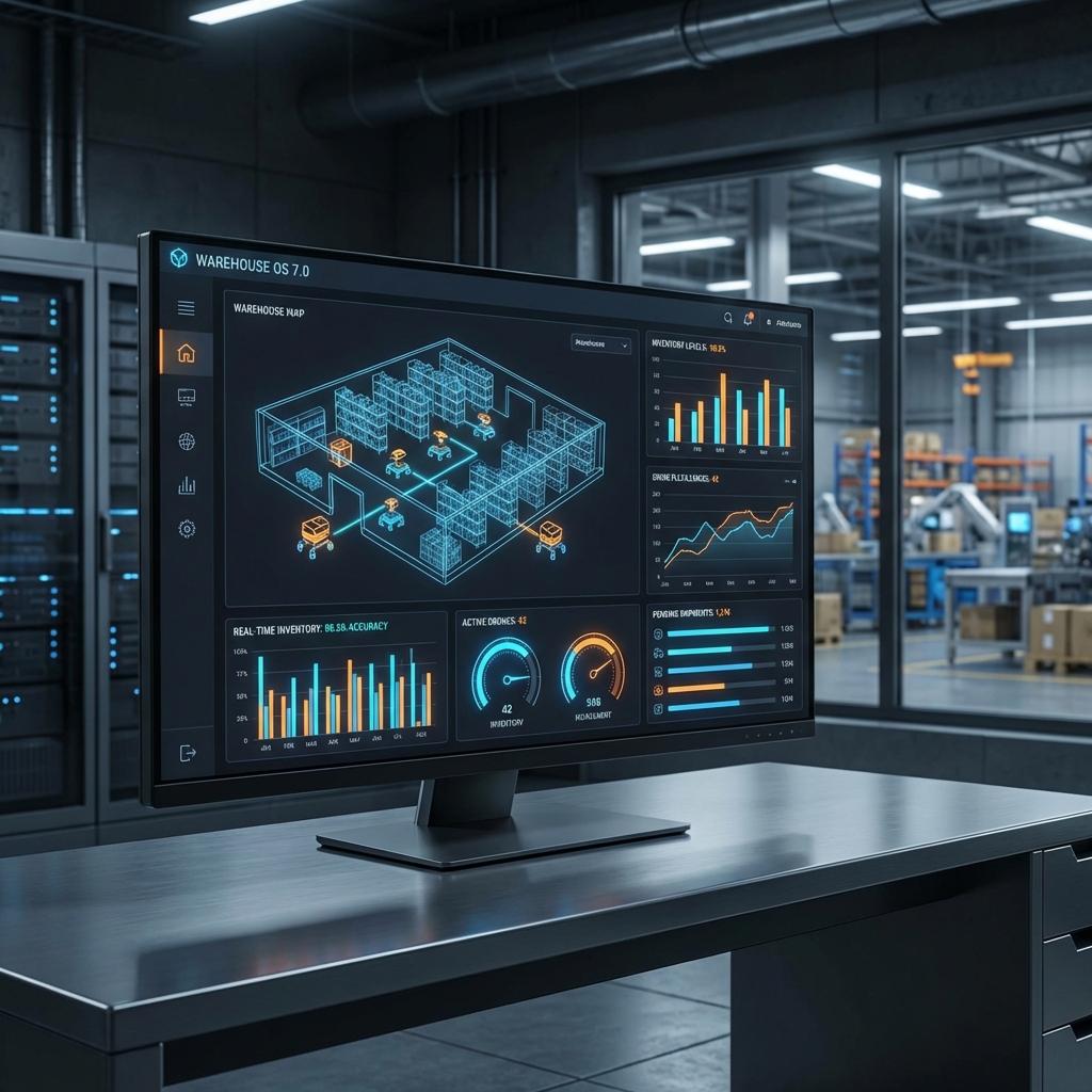 Warehouse OS live operations dashboard
